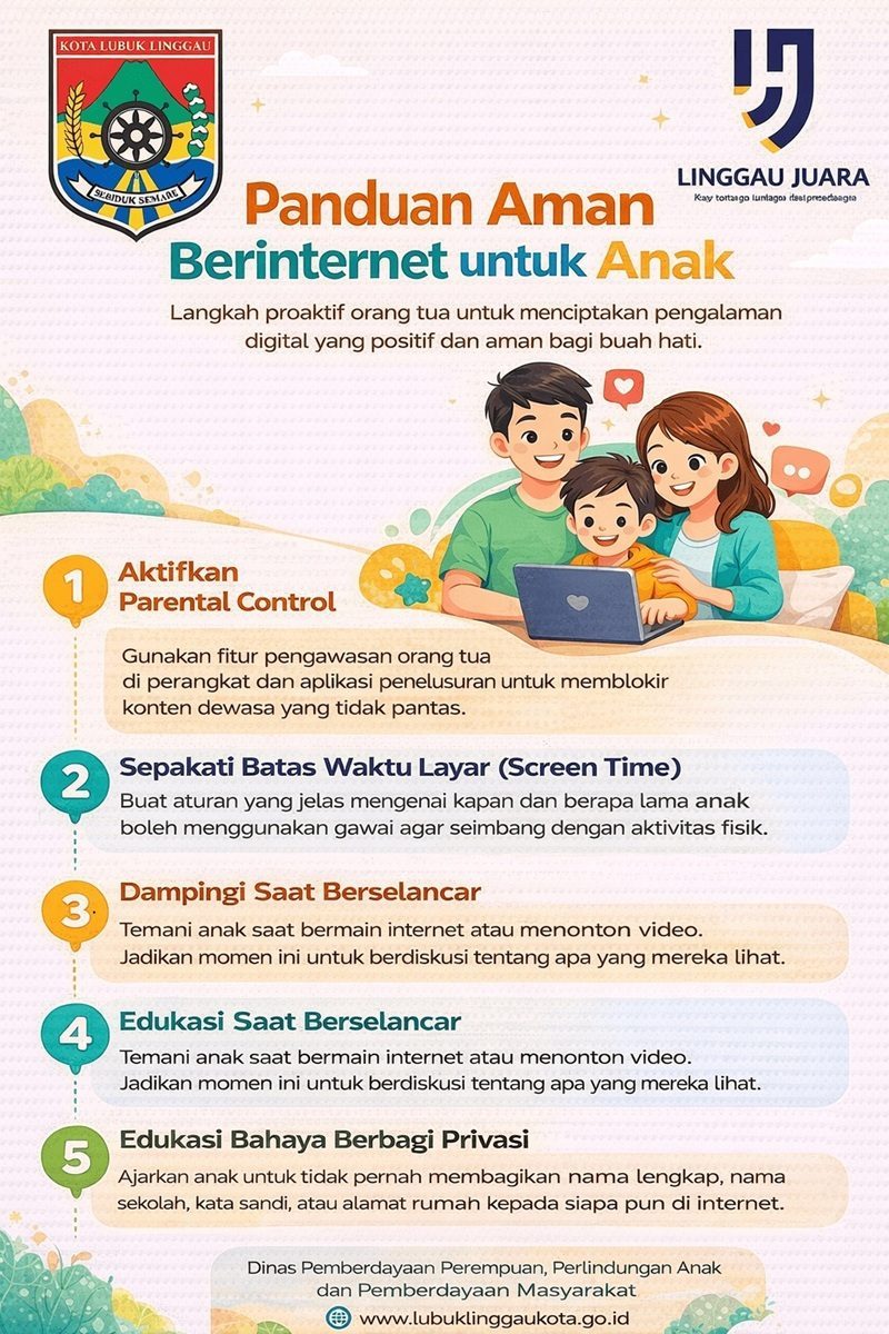 Aman berinternet untuk anak